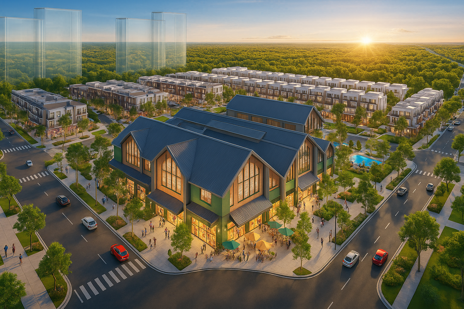 Mặt bằng quy hoạch Spring Ville