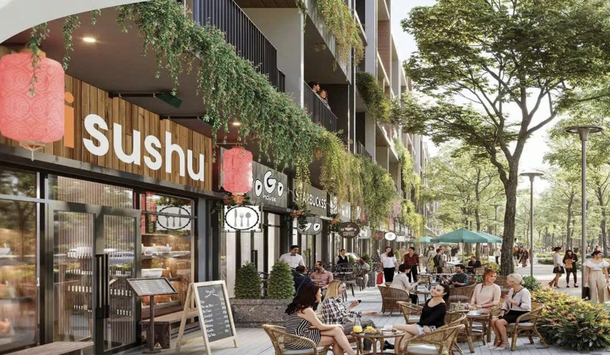 Shophouse tại Spring Ville